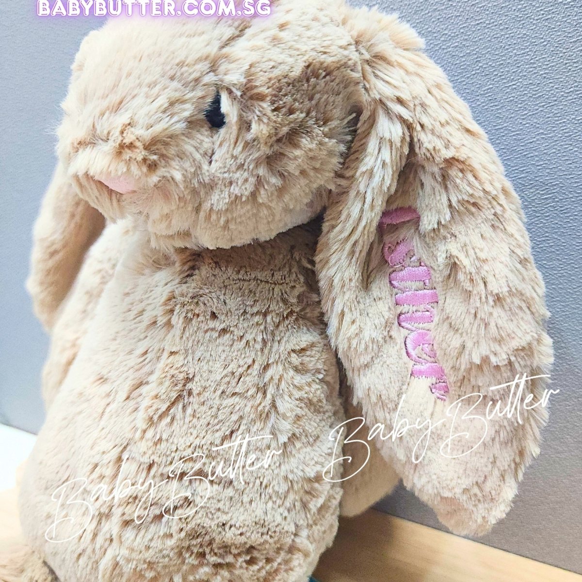 Bashful Beige Bunny (Medium, 31cm) - Personalised Jellycat…, view 5